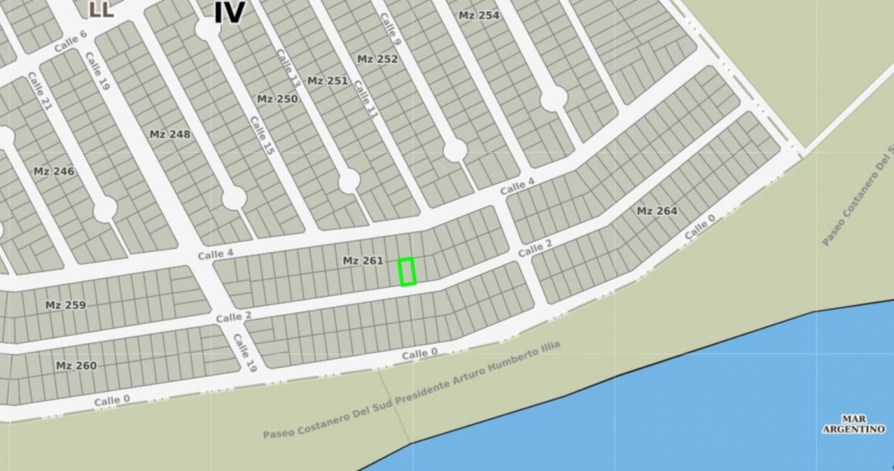 VENTA LOTE EL MARQUESADO A UNA CUADRA DEL MAR 450 M2