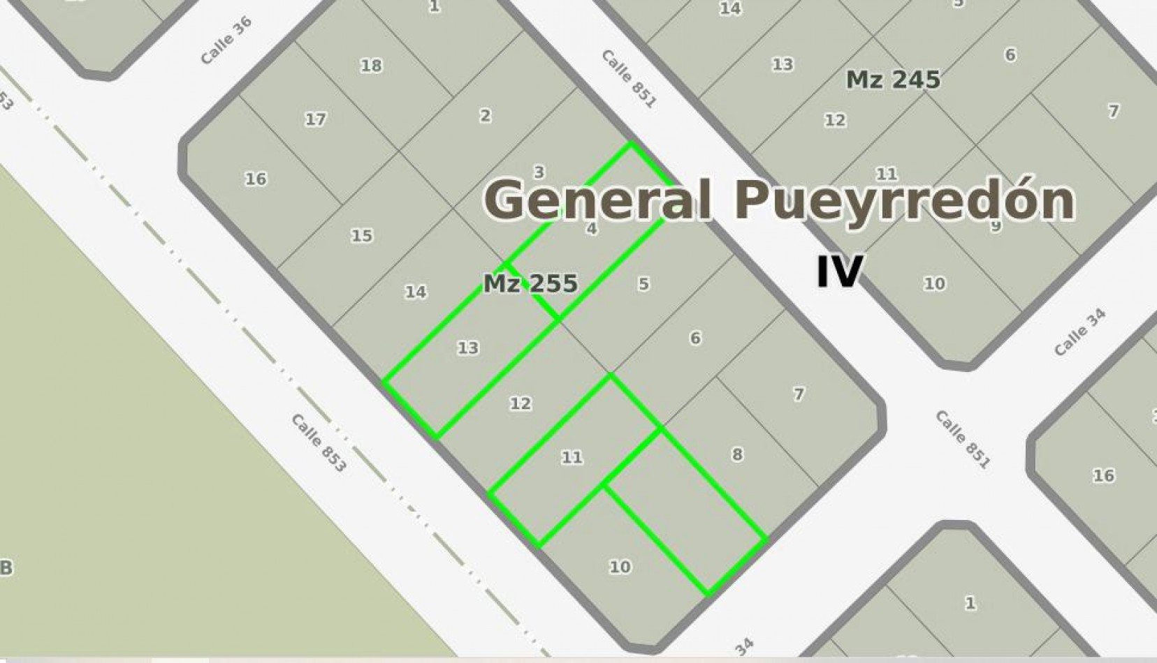3 TERRENOS / LOTES SAN EDUARDO DE CHAPADMALAL