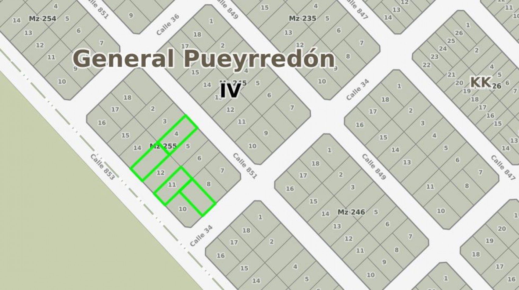 3 TERRENOS / LOTES SAN EDUARDO DE CHAPADMALAL